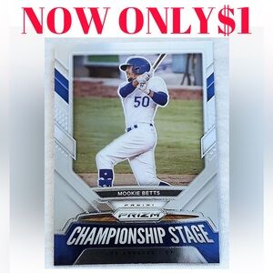 Mookie Betts 2021 Panini Prizm Los Angeles Dodgers Baseball Card